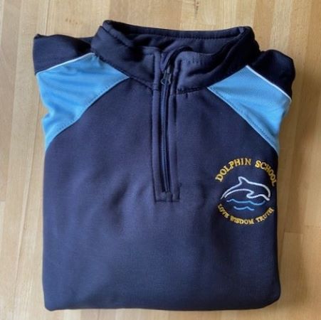 Dolphin School KS2 quarter zip midlayer