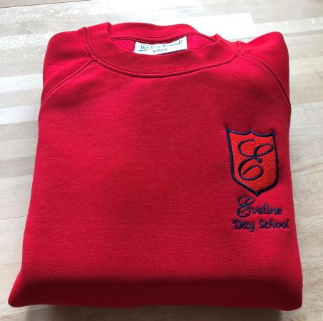 Eveline Day School sports sweatshirt NOW REDUCED