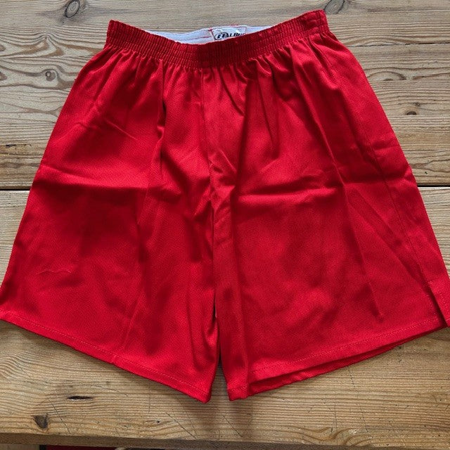 Red Senior games shorts