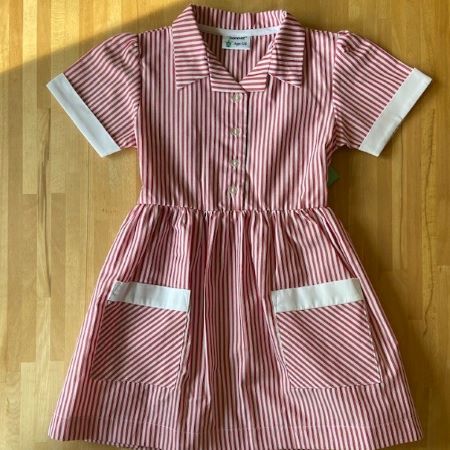 Red and white striped summer dress Village Sports Red and white striped summer dress Village Sports