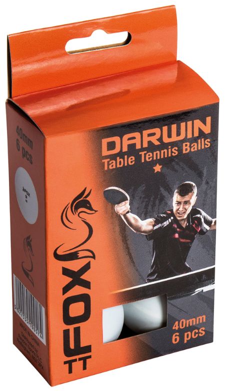 Fox TT Darwin 1 Star Table Tennis Balls