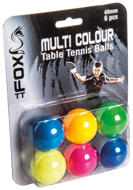 Fox colourful Table Tennis practice balls
