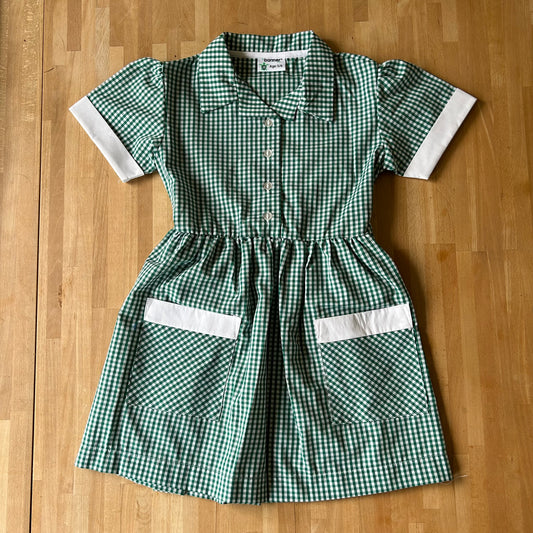 Green Gingham Summer dress