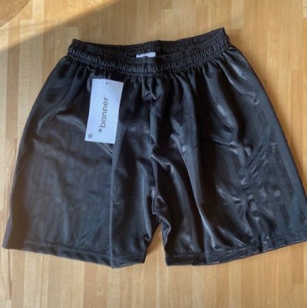 Black shadow stripe shorts