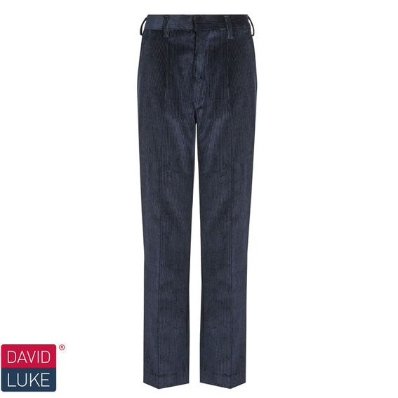 Navy corduroy trousers