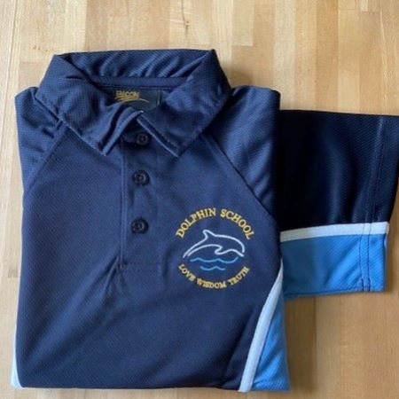 Dolphin School KS2 sports polo