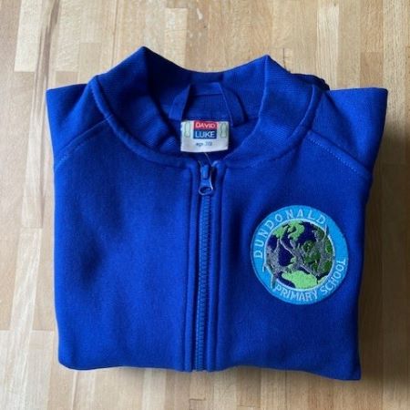 Dundonald Eco full zip front sweatshirt