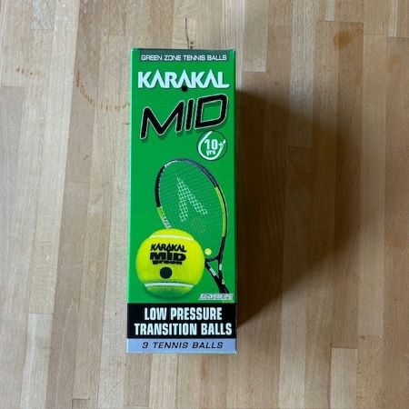 Karakal LoBo junior Green Zone tennis balls 3 pack