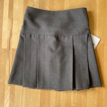 Grey elastic back junior kilt