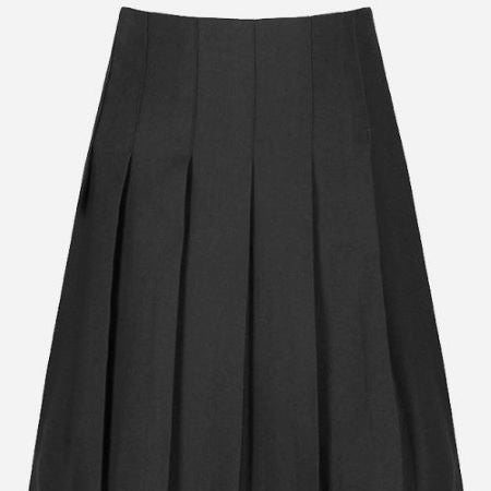 Grey all round pleated junior skirt