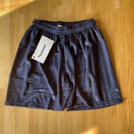 Navy shadow stripe shorts