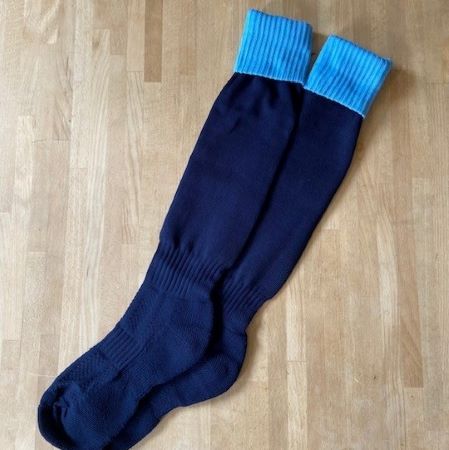 Navy/sky sports socks