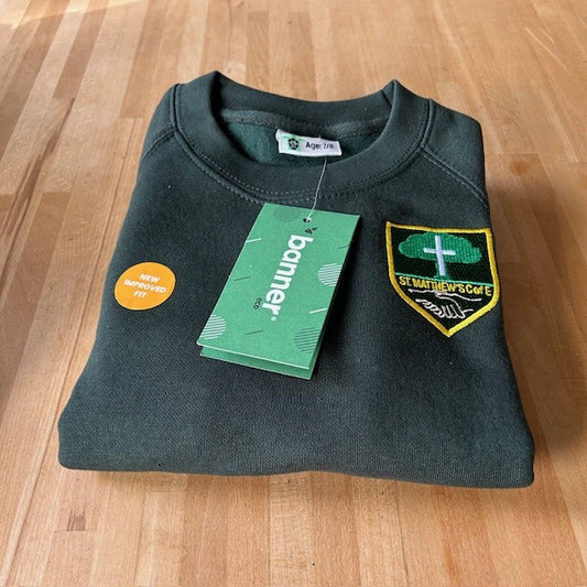 St Matthew's Primary NEW STYLE PE Sweatshirt